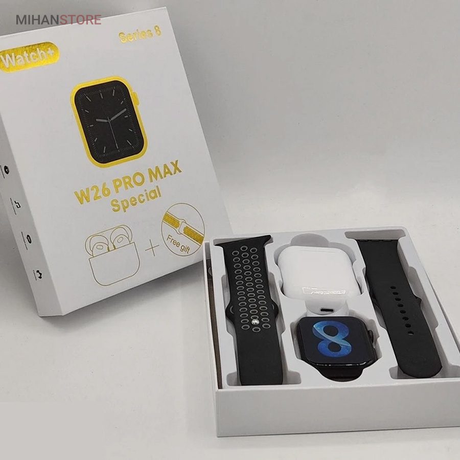 خرید ساعت هوشمند W۲۶ Pro Max؛ ساعت هوشمند با هندزفری بلوتوث (+پایش سلامت) - تصویر 8