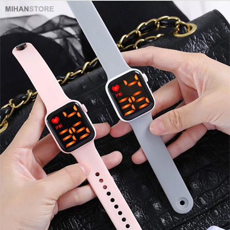 خرید ساعت طرح اپل واچ سری ۳ ضد آب ؛ ساعت مچی اسپرت با جعبه چوبی - تصویر 2