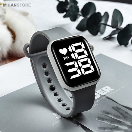 خرید ساعت طرح اپل واچ سری ۳ ضد آب ؛ ساعت مچی اسپرت با جعبه چوبی - تصویر 8