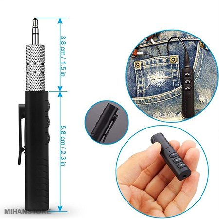 خرید دانگل بلوتوث AUX پیشرفته BT-۴۵۰؛ بلوتوث ماشین و پخش خانگی - تصویر 4