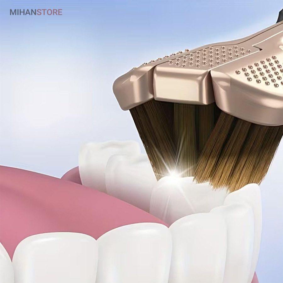 خرید مسواک سه بعدی؛ مسواک سه طرفه با الیاف نرم PBT - تصویر 6