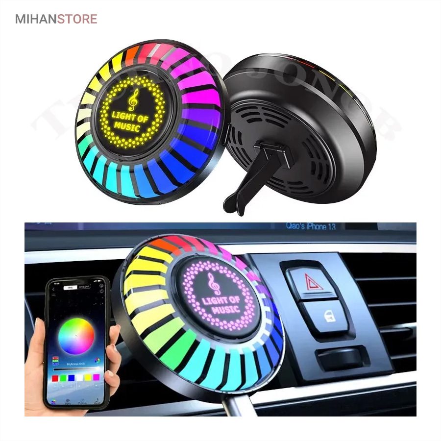 خرید چراغ اکولایزر خودرو و خوشبو کننده ماشین؛ گجت نورپردازی RGB - تصویر 11
